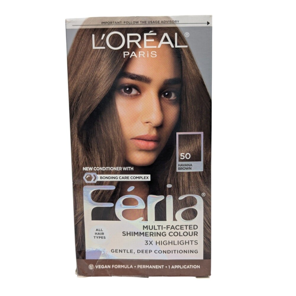 L'Oreal Paris - Feria Hair Color - #50 Havana Brown